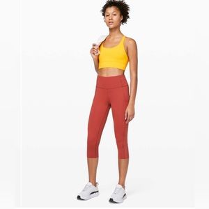 Lululemon Fast and Free Crops - size 10
